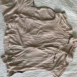 Stars Above Soft Pink sleep set with Black Accents